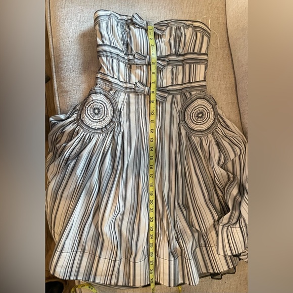 Bryon Lars Beauty Mark striped dress sz 4 - Picture 16 of 16